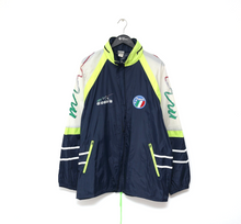 Load image into Gallery viewer, 1990/92 ITALY Vintage Diadora Rain Coat Jacket Windbreaker (XL)
