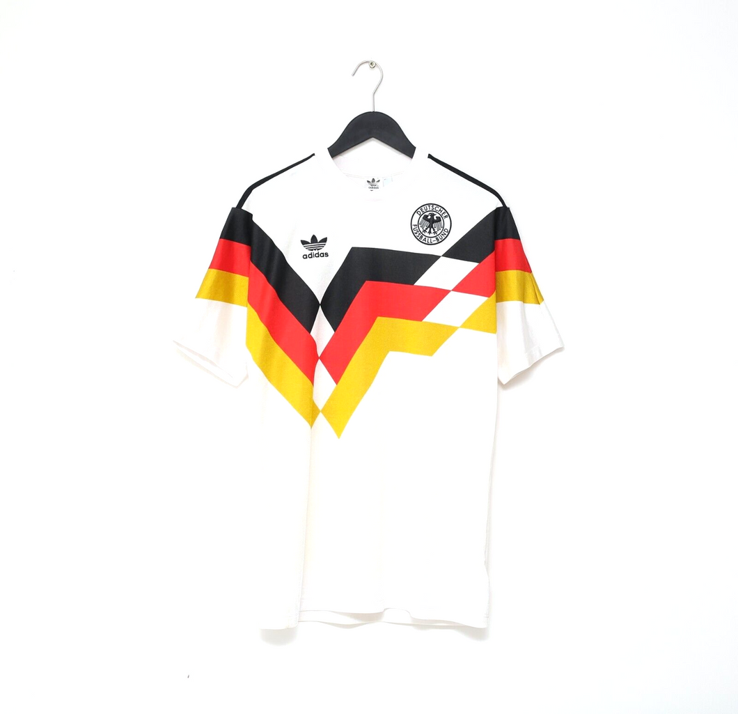 1990/92 MATTHAUS #10 West Germany Retro adidas Football Shirt (S/M) Italia 90