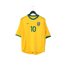 Load image into Gallery viewer, 2000/02 Rivaldo #10 Brazil Vintage Nike Home Football Shirt (M)1
