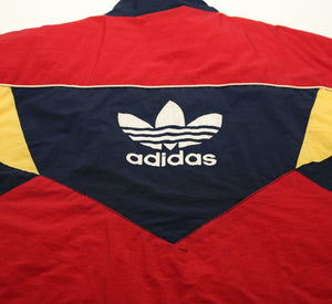 1990/92 ARSENAL Vintage adidas Football Bench Coat Jacket (XL) 44/46