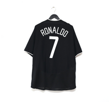 Load image into Gallery viewer, 2003/04 RONALDO #7 Manchester United Vintage Nike Away Football Shirt (XXL)
