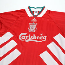 Load image into Gallery viewer, 1993/95 Liverpool Vintage adidas Equipment Home Football Shirt 40/42 (L)2

