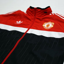 Load image into Gallery viewer, 1980s Style Manchester United Vintage Retro adidas Originals Hooded Jacket (M)4
