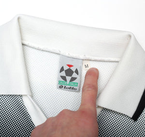 1996/97 CARDIFF CITY Vintage Lotto Away Football Shirt (M)