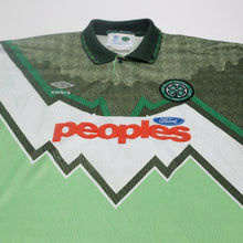 Load image into Gallery viewer, 1991/92 Celtic Vintage Umbro Away Football Shirt (XL)3
