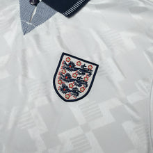 Load image into Gallery viewer, 1990/92 Gascoigne #19 England Retro Umbro Home Football Shirt (L) Italia 906
