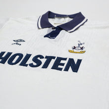 Load image into Gallery viewer, 1991/93 Gascoigne #8 Tottenham Hotspur Vintage Umbro Home Football Shirt (XL)4
