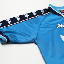 Load image into Gallery viewer, 1997/99 Kinkladze #10 Manchester City Vintage Kappa Home Football Shirt (L)5
