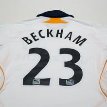 Load image into Gallery viewer, 2007/08 Beckham #23 LA Galaxy Vintage adidas L/S Home Football Soccer Shirt (S)9

