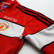 Load image into Gallery viewer, 1985 Manchester United adidas Originals FA Cup Football Track Top Jacket (M)5
