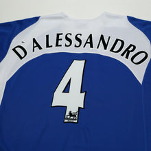 Load image into Gallery viewer, 2005/06 D'Alessandro #4 Portsmouth Vintage Jako Home Football Shirt (XL)9
