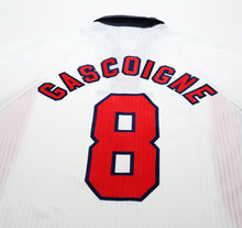Load image into Gallery viewer, 1997/99 GASCOIGNE #8 England Vintage Umbro Home Football Shirt (M/L) Le Tournoi10

