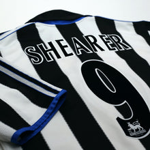 Load image into Gallery viewer, 1999 Shearer #9 Newcastle United Vintage adidas FA Cup Final Football Shirt (L)13
