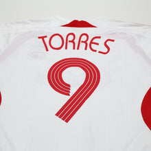 Load image into Gallery viewer, 2007/08 Torres #9 Liverpool Vintage adidas Away Football Shirt (S) 34/369
