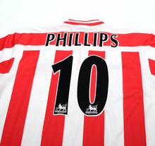 Load image into Gallery viewer, 1999/00 PHILLIPS #10 Sunderland Vintage Asics Home Football Shirt (L)
