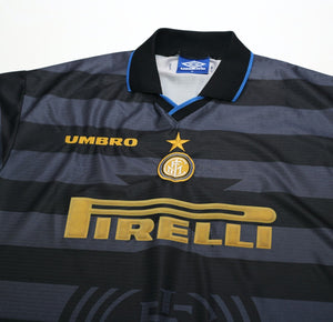 1997/98 RONALDO #10 Inter Milan Vintage Umbro Third Football Shirt (M)