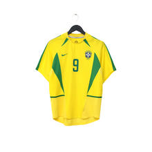 Load image into Gallery viewer, 2002/04 Ronaldo #9 Brazil Vintage Nike Home Football Shirt (S)1
