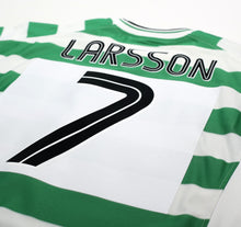Load image into Gallery viewer, 2001/03 LARSSON #7 Celtic Umbro European Home Football Shirt (L)
