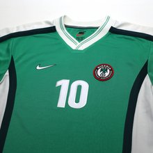 Load image into Gallery viewer, 1998/00 Okocha #10 Nigeria Vintage Nike Football Shirt (M) World Cup 982
