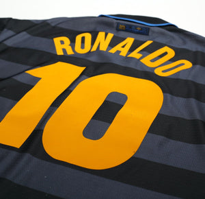 1997/98 RONALDO #10 Inter Milan Vintage Umbro Third Football Shirt (M)