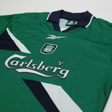 Load image into Gallery viewer, 1999/00 Gerrard #28 Liverpool Vintage Reebok Away Football Shirt (S/M) 34/364
