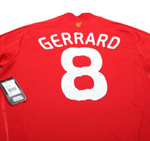 Load image into Gallery viewer, 2008/10 GERRARD #8 Liverpool Vintage adidas UCL Home Football Shirt (M) BNWT
