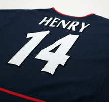 Load image into Gallery viewer, 2002/03 HENRY #14 Arsenal Vintage Nike Away Football Shirt (XL)
