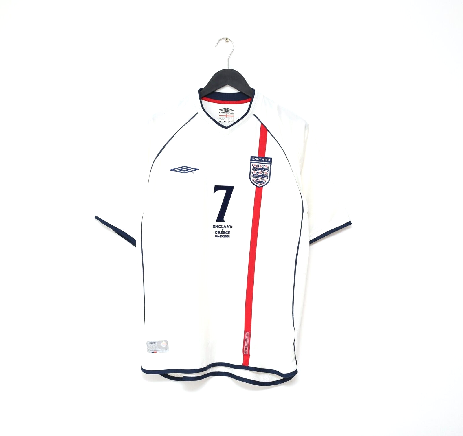 UMBRO ホワイト 長袖シャツ BECKHAM 7 XL UMBRO ホワイト 長袖シャツ BECKHAM 7 XL