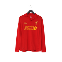 Load image into Gallery viewer, 2012/13 Suarez #7 Liverpool Vintage Warrior L/S Home Football Shirt (L)1

