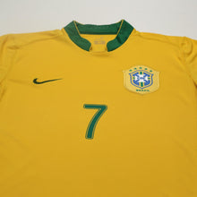 Load image into Gallery viewer, 2006/08 Adriano #7 Brazil Vintage Nike Home Football Shirt (M) World Cup 063
