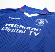 Load image into Gallery viewer, 2002/03 ARTETA #8 Rangers Diadora CIS Cup Final Long Sleeve Football Shirt (XL)
