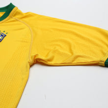 Load image into Gallery viewer, 2000/02 Ronaldinho #7 Brazil Vintage Nike Home Football Shirt (S) Olympics 20005
