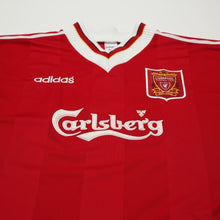 Load image into Gallery viewer, 1995/96 Fowler #23 Liverpool Vintage adidas Home Football Shirt (XL)3
