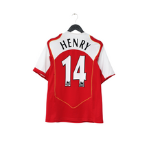 Load image into Gallery viewer, 2004/05 Henry #14 Arsenal Vintage Nike Home Football Shirt (M)0

