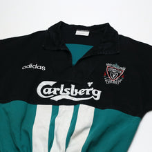 Load image into Gallery viewer, 1993/95 Liverpool Vintage adidas Football Training Drill Top (XS) 34/362
