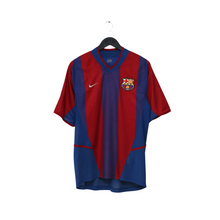 Load image into Gallery viewer, 2002/03 Riquelme #10 Barcelona Vintage Nike Home Football Shirt (M) Player Spec1
