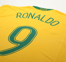 Load image into Gallery viewer, 2006/08 RONALDO #9 Brazil Vintage Nike WC 2006 Home Football Shirt (L)
