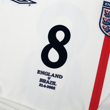 Load image into Gallery viewer, 2001/03 Scholes #8 England Vintage Umbro Home Football Shirt XXL Brazil 2002 WC6
