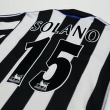 Load image into Gallery viewer, 1999/00 Shearer #9 Newcastle United Vintage adidas Home Football Shirt (S)11
