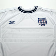 Load image into Gallery viewer, 1999/01 England Vintage Umbro Home Football Shirt (M) Euro 20003

