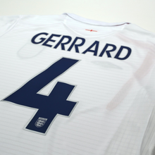 Load image into Gallery viewer, 2005/07 Gerrard #4 England Vintage Umbro Home Football Shirt (L) WC 200610
