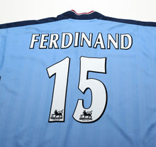 Load image into Gallery viewer, 1997/98 FERDINAND #15 West Ham Vintage PONY Away Football Shirt (XL)
