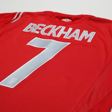 Load image into Gallery viewer, 2004/06 Beckham #7 England Vintage Umbro Away Football Shirt (M) EURO 20048
