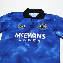 Load image into Gallery viewer, 1993/95 Cole #9 Newcastle United Vintage Asics Away Football Shirt (S)2
