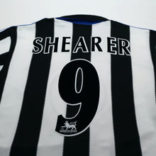 Load image into Gallery viewer, 1999/00 Shearer #9 Newcastle United Vintage adidas Home Football Shirt (S)11
