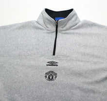 Load image into Gallery viewer, 2000/01 MANCHESTER UNITED Vintage Umbro 1/4 Zip Fleece (L)
