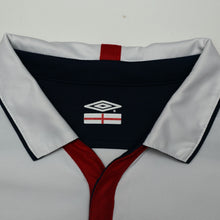 Load image into Gallery viewer, 2003/05 Beckham #7 England Vintage Umbro Home Football Shirt (L) EURO 200414
