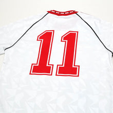 Load image into Gallery viewer, 1991 Sharpe #11 Manchester United L/S adidas Cup Winners Cup Football Shirt (S)7
