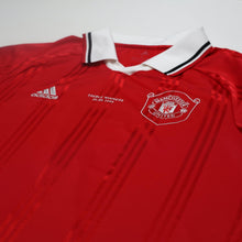 Load image into Gallery viewer, 1999 Beckham #7 Manchester United adidas Icons L/S Treble Football Shirt (L/XL)4
