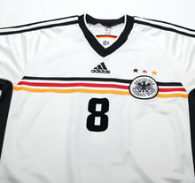 Load image into Gallery viewer, 1998/00 MATTHAUS #8 Germany Vintage adidas Home Football Shirt (M) WC 98
